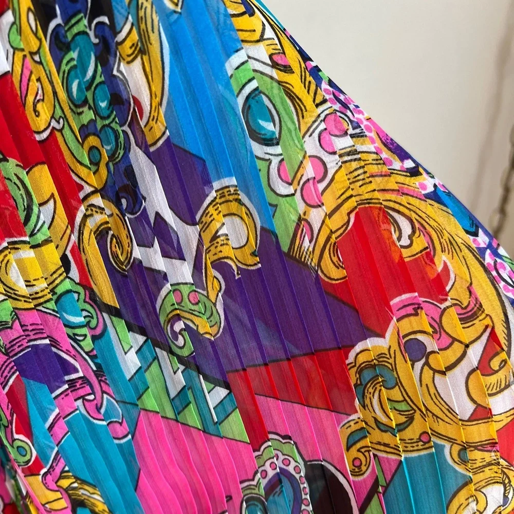 Diane Freis Vintage Maximalist Skirt & Top Matching Set